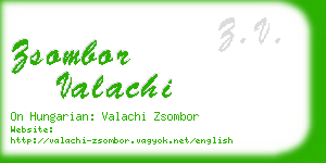 zsombor valachi business card